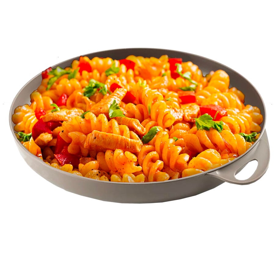 Pasta w/Marinara Sauce and Veggie Crumbles 8 oz Meal Kit - Kosher/Halal 12 Pack