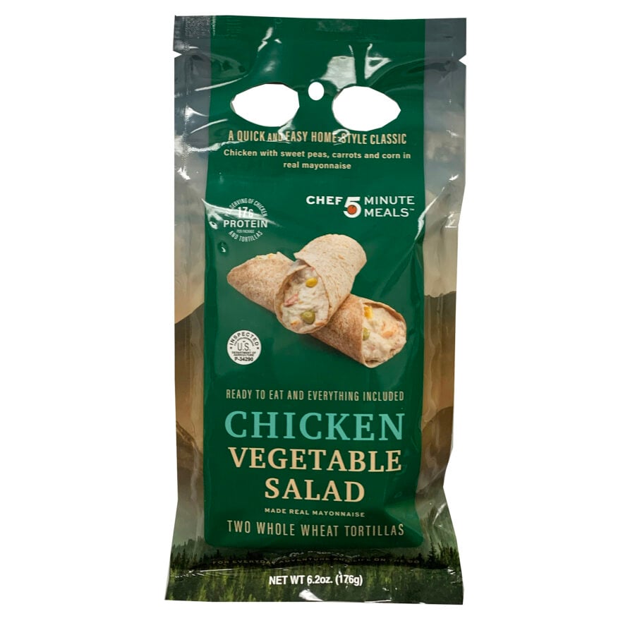 Chicken Vegetable Salad w/Tortillas-12/PK