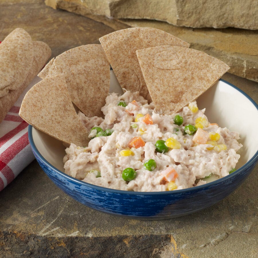 Chicken Vegetable Salad w/Tortillas-12/PK