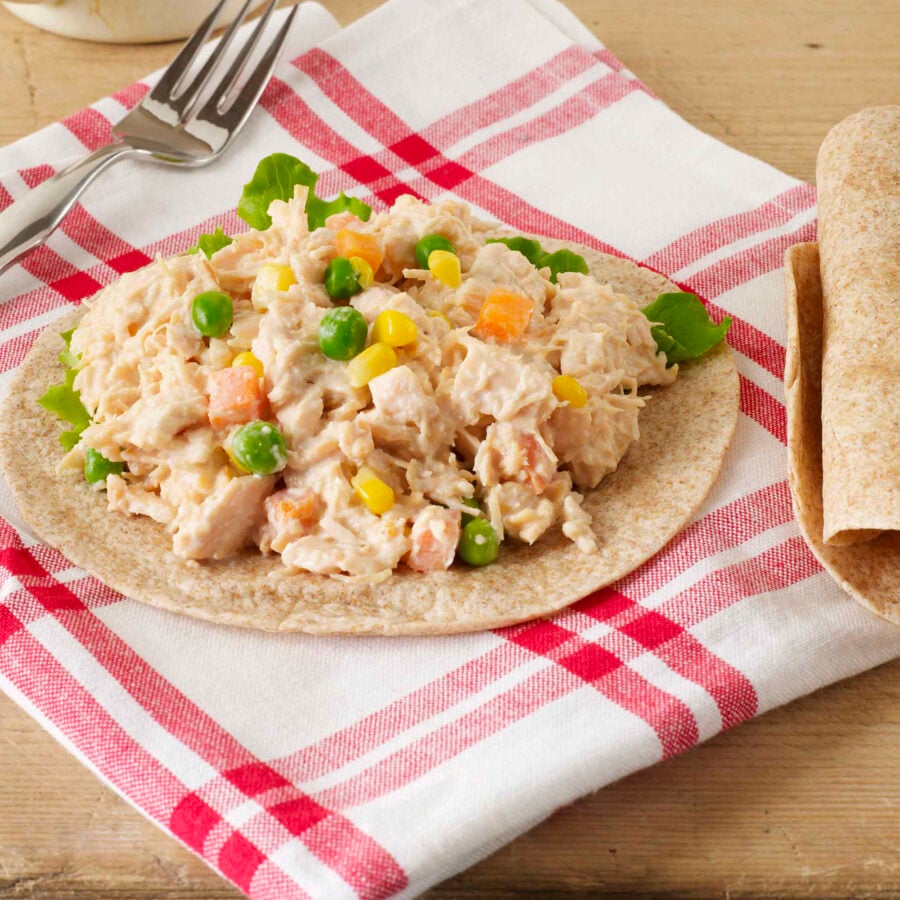 Chicken Vegetable Salad w/Tortillas-12/PK