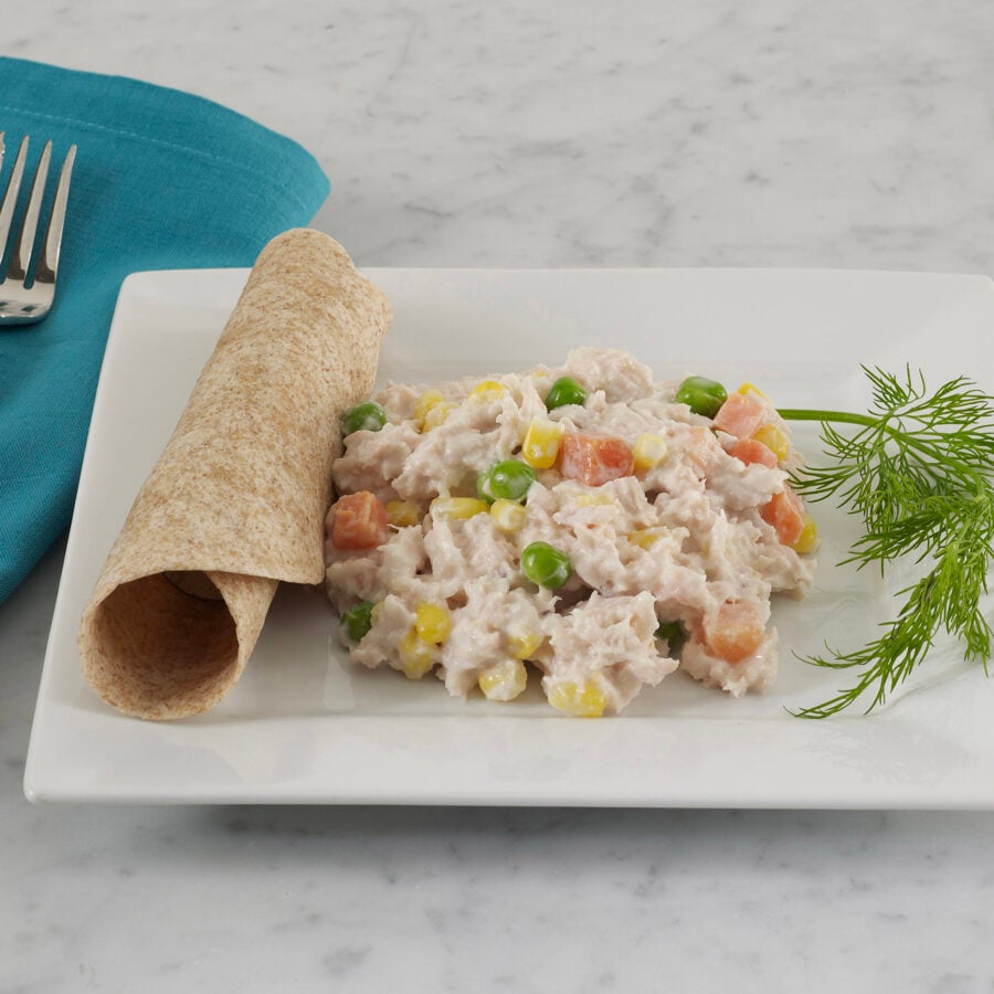 Chicken Vegetable Salad w/Tortillas-12/PK