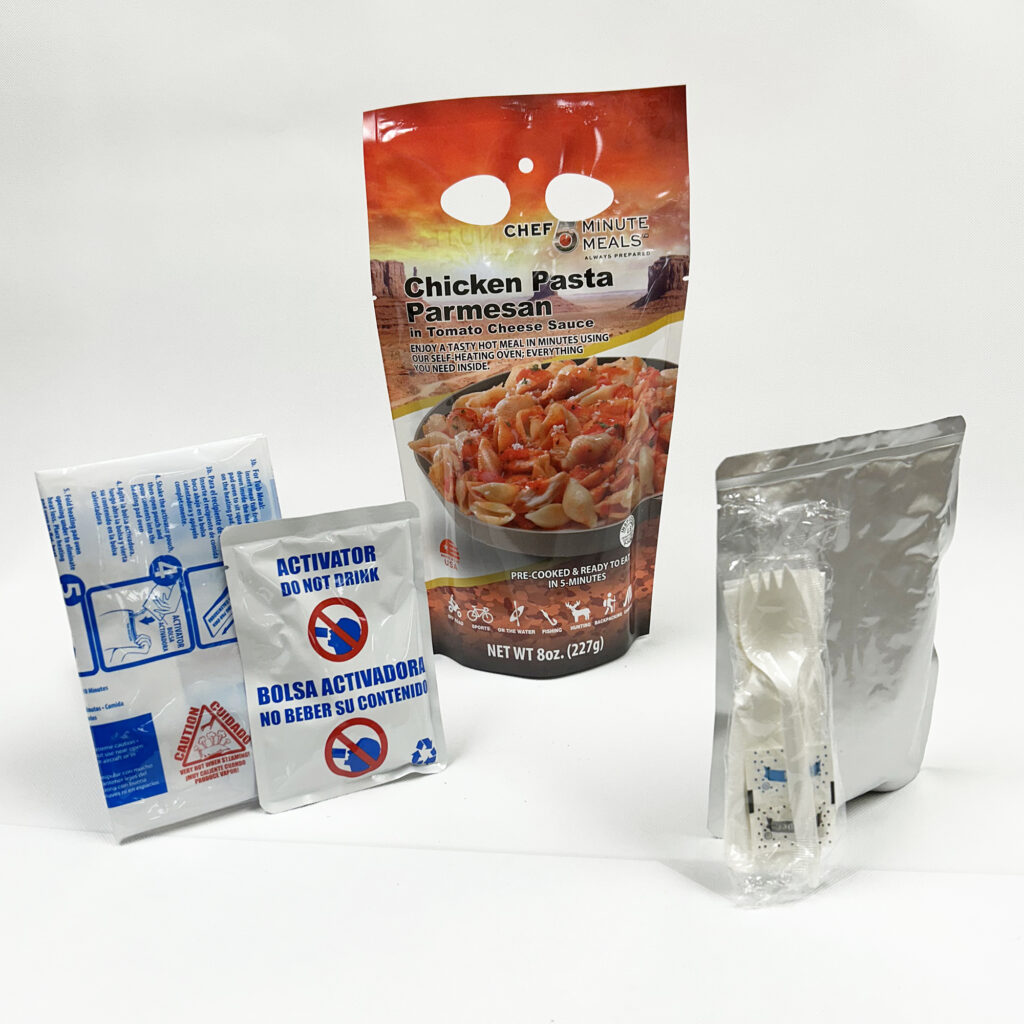 Backpack Meal Kit Chicken Pasta Parm 8 oz - 12/CP - Chef 5 MInute