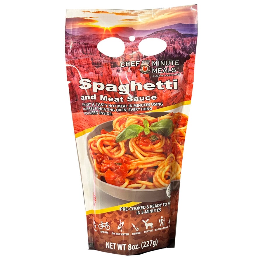 Backpack Meal Kit Spg & Meat Sauce 8 oz - 6/CP