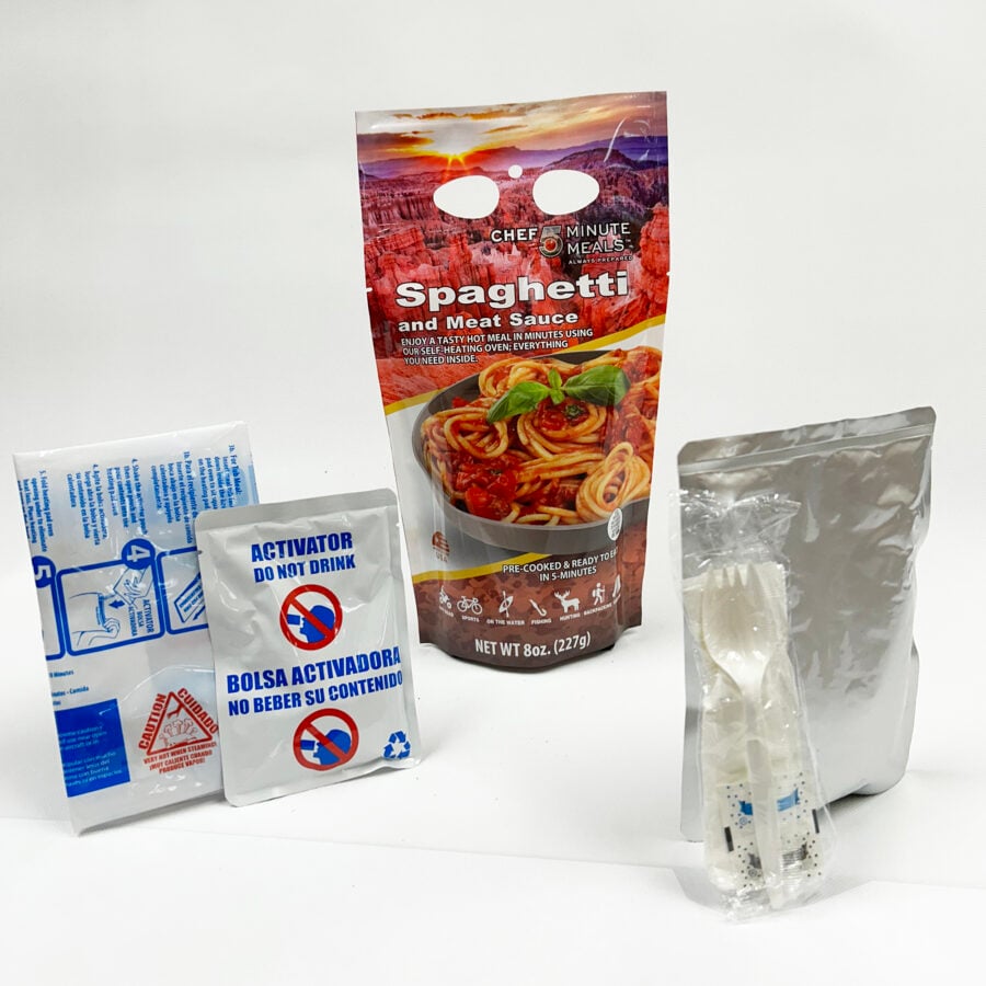 Backpack Meal Kit Spg & Meat Sauce 8 oz - 6/CP