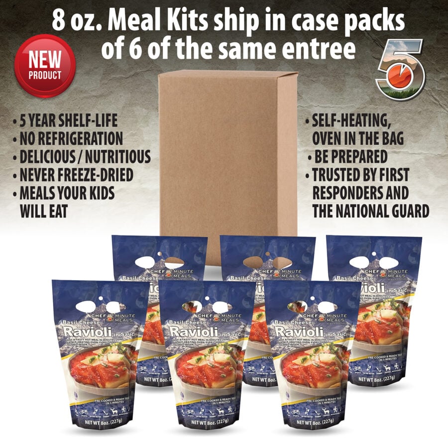 Backpack Meal Kit Spg & Meat Sauce 8 oz - 6/CP